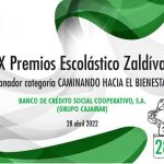 Grupo Cooperativo Cajamar ganador del primer premio en la categoría “Caminando hacia el Bienestar” en los IX Premios Escolástico Zaldívar