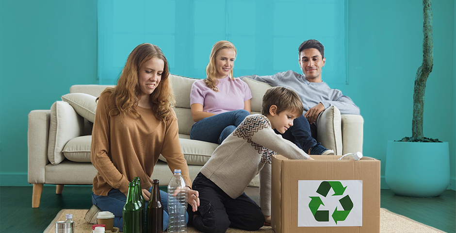 La generación de basura en las familias españolas y su reciclaje