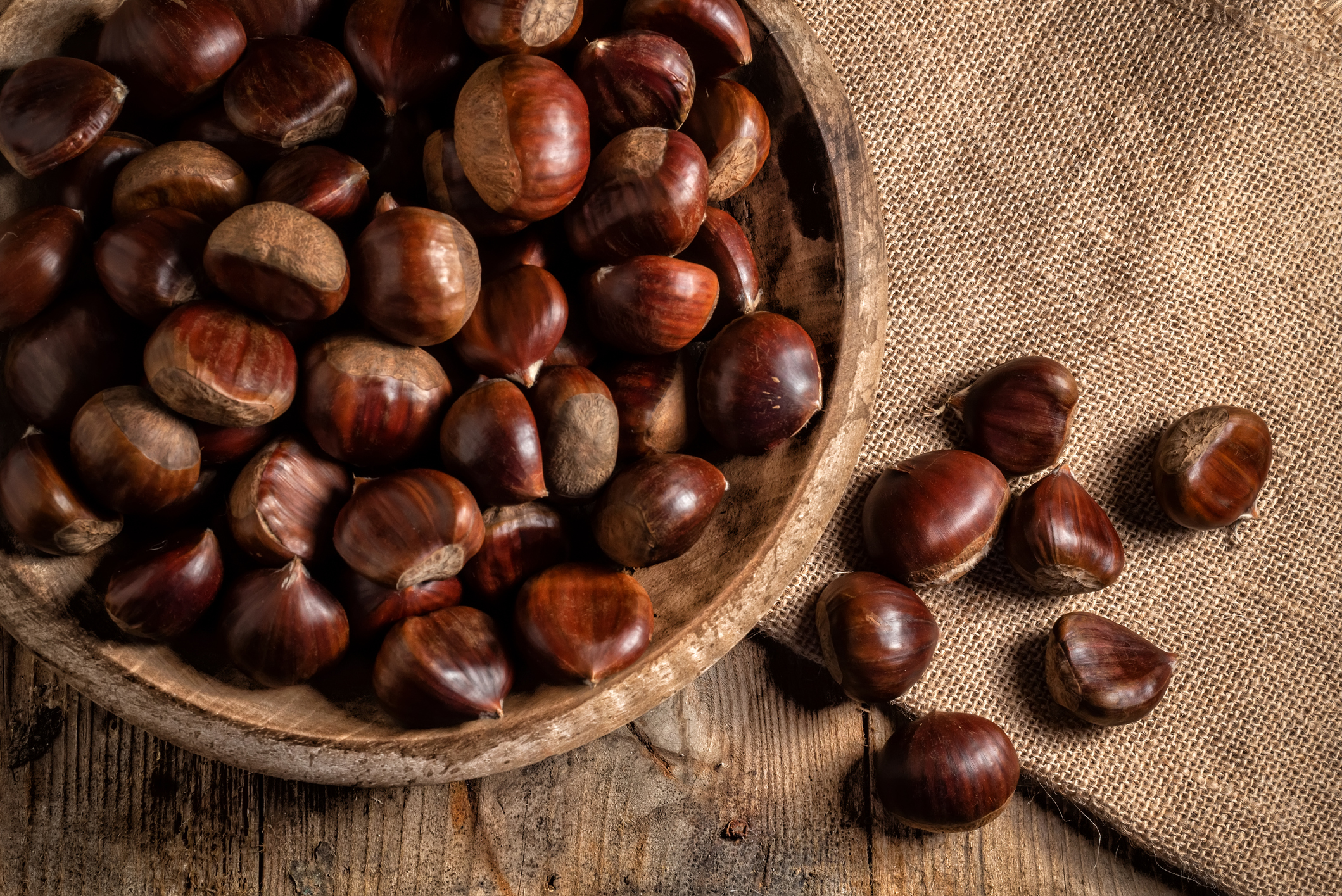 Las castañas de otoño, el superalimento de  toda la vida