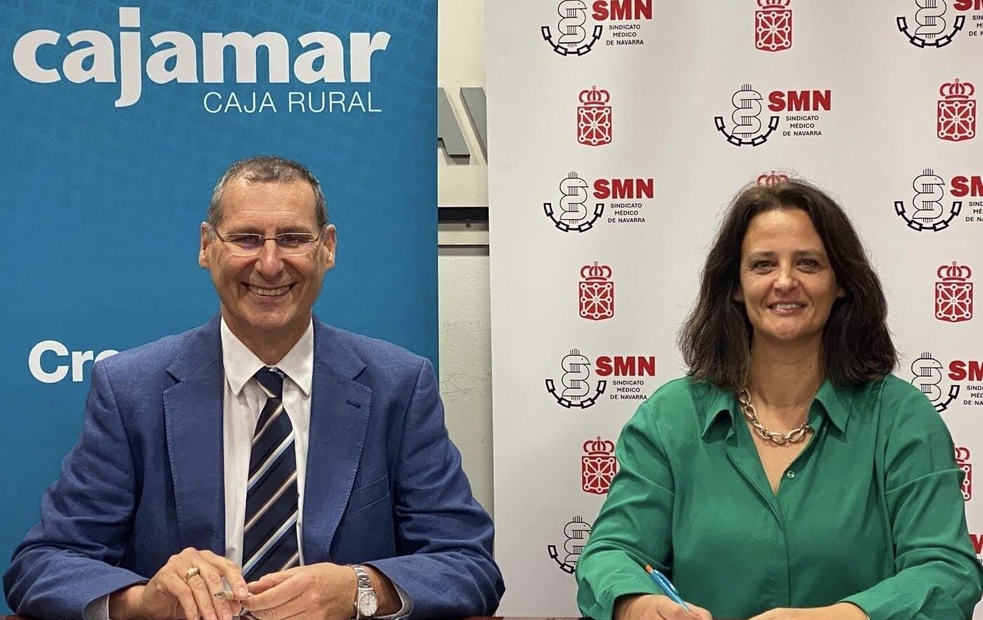 Cajamar y el Sindicato Médico de Navarra suscriben un acuerdo de colaboración