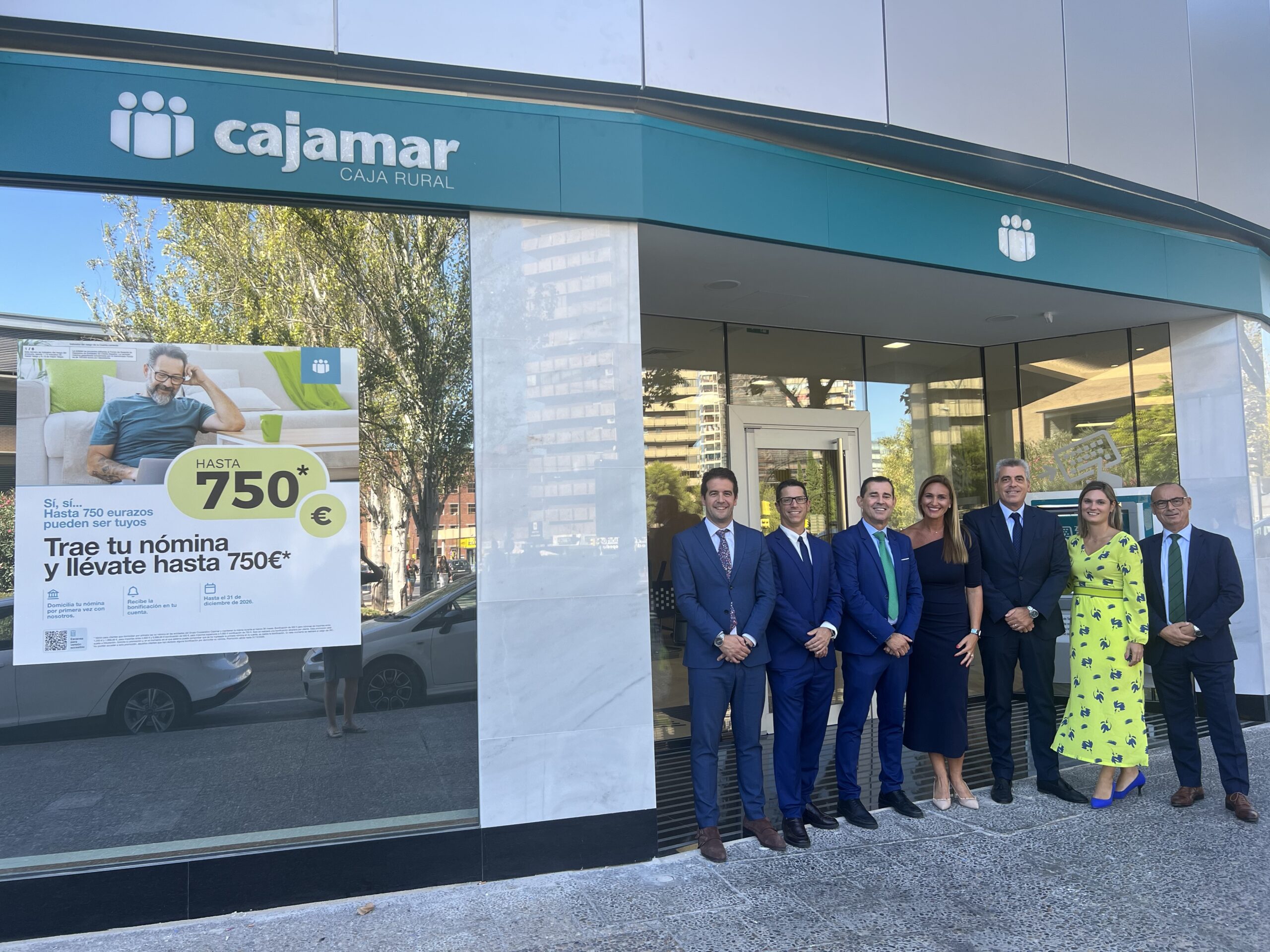 Cajamar abre una nueva oficina en Zaragoza y refuerza su presencia en Aragón